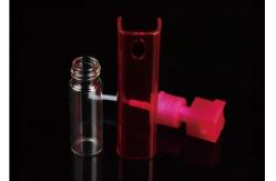 China Square Perfume Pump Sprayer , 20ml Beautiful Color Perfume Crimp Pump supplier