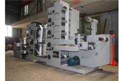 China Extra Unwinding Rack Central Impression Flexo Printing Machine For Cardboard / Paper Cup supplier