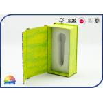 CMYK Printing Hinged Lid Gift Box With Pearl Wool Insert for sale