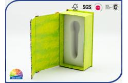 China CMYK Printing Hinged Lid Gift Box With Pearl Wool Insert supplier