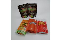 China Food Grade Resealable Stand Up Pouches CBD Gummies Snack Packaging Bag With Window supplier