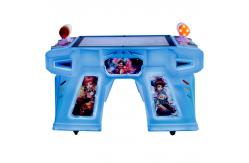 China Blue Coin-Operated Amusement Machine Two Person Arcade Fishing Joystick Game Console supplier