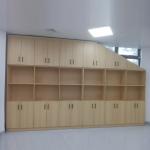 Customized Library Or Office Wooden Filing Cabinet And Storage Area for sale