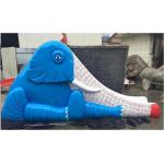 Elephant Fiberglass Swimming Pool Water Slide Aqua Play Equipment for sale