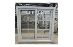 China UPVC / PVC Sliding Window And Door Stained Glass Sliding Windows With Grill supplier