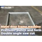 Dual Angle Slitting Roll Forming Machine For Complex Door Frame With Digital Display Guiding System for sale