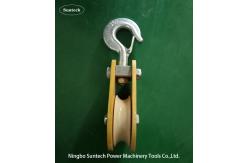 China Transmission Line Stringing Tools Insulated Nylon Sheave Hoisting Tackle supplier
