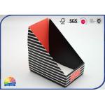 Trapezoid Shaped Folding Display Paper Box Customized Printed for sale