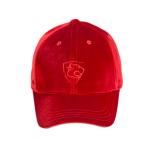 Women Curved Eaves red Velvet Winter flat embroidery logo Baseball Casquette Hat for sale