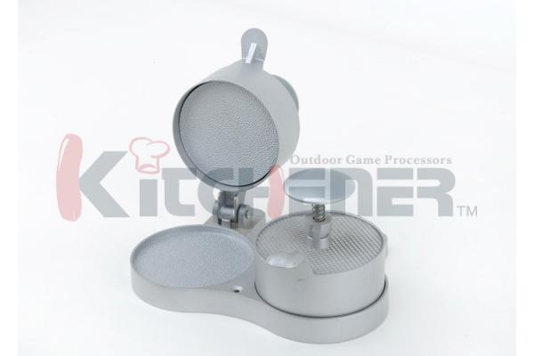 4.5 Inch Diameter Metal Burger Press Dual Patties For Breakfast Sandwich