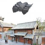 Orientals Style Building Interlocking Chinese Clay Roof Tiles Traditional Heatproof for sale