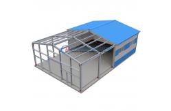China Lightweight Clear Span Metal Structures , Large Scale Storage Steel Buildings supplier