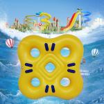 Inflatable Pool Ring Float Kayak Aqua Theme Water Park Big Horn Slide Equipment for sale