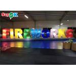 Event 2m Inflatable Lighting Decoration Led Alphabet Letter