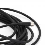 Straight Female M8 5 Pin Connector Pre Assembled Cable Customized Length B Code for sale
