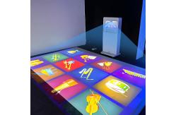 China 3300lm Mobile Interactive Floor Projector For Floor Projection supplier