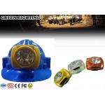 IP68 3.1Ah Rechargeable LED Headlamp With OLED Display 6000 Lux Brightness for sale