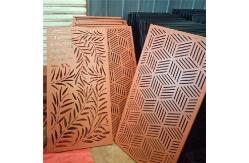 China Polished Rustic Red Corten Perforated Panels 2mm supplier