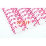 Double Coated Wire 5/8” 16.0mm Double Loop Wire Binding, Suitable For Notebook for sale