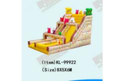 China Children Fun Park Big Inflatable Slide with cartoon For Rentals supplier