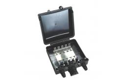 China Black Optical Distribution Cabinet , 50 Pairs Cable Wall Mount Termination Box supplier