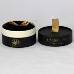 Elegant Mini Black Kraft Paper Tube Cans Packaging for Cosmetic for sale