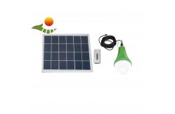 China 2600mah 6 Watt 5 Volt Portable Solar Bulbs With Solar Panel supplier