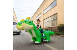 China Simulation Animatronic Dinosaur Ride , Walking Remote Control Dinosaur supplier