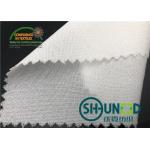 55GSM Fusible Woven Adhesive Liner /White  Interlining In Garments for sale