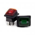 16A 250V 4 PIN Waterproof Lighted Rocker Switch for sale
