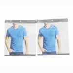 Plastic Three Side Seal Pouch Garment Clothing Packing Resealable Zipper Bag for sale