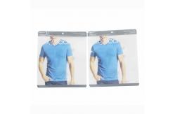 China Plastic Three Side Seal Pouch Garment Clothing Packing Resealable Zipper Bag supplier
