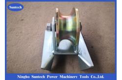 China Edge Mount Manhole Wire Pulling Rollers , Pithead Cable Pulling Rollers supplier