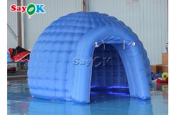 China Blue Digital Inflatable Planetarium Projection Dome Tent For Indoor Active supplier