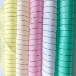 Carbon ESD Anti Static Polyester Fabric For Cleanroom Hospital Dress for sale