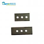 60mm×22mm×0.4mm 3 Hole Film Cutting Blade for sale