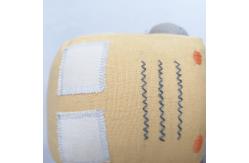 China Customized PP Cotton Stuffed Toys Plush Little Yellow Car Polyester Fabric supplier