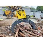 Universal Skid Steer Mounting Hydraulic Log Grapple With 2 Cylinders for sale