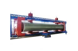 China Length 4000-12000mm Welded Pipe Hydrostatic Test Machine 70MPa supplier