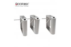 China Access Control Semi Automatic Outdoor Tripod Turnstile With People Counting System supplier