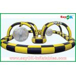 Inflatable Football Toss Game Big Inflatable Sports Games Soccer Football Goal Gate Filed For Advertising for sale