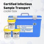 Portable UN2814 Cooler Box For Biomedical Manufacture And Transport for sale