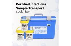 China Portable UN2814 Cooler Box For Biomedical Manufacture And Transport supplier