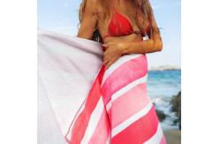 China Big Reactive Print Custom Sand Free Proof Recycled Sustainable Beach Towel Quick Dry supplier