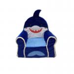 1.57FT 0.48M Decorative Stuffed Animals Plush Shark Chair Hypoallergenic for sale
