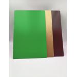 Grass Green Aluminum Mirror ACP Sheet 4mm High Gloss For Partitions for sale