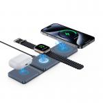 2025 New 3 In 1 Wireless Fast Charger Mobile Phone Foldable Support Apple And Samsung Charging for sale