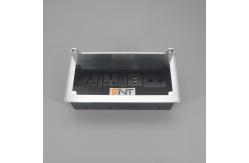 China Rectangular Metal Brush Grommet Flip Up Power Outlet supplier