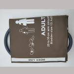 Adult Thigh Single NIBP Cuffs With Bladder 46 - 66cm Length Coffee Color for sale