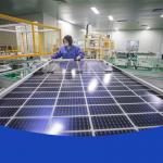 Double Glass PERC Monocrystalline PV Module 182MM Mono Cell Bifacial AC Solar Panel